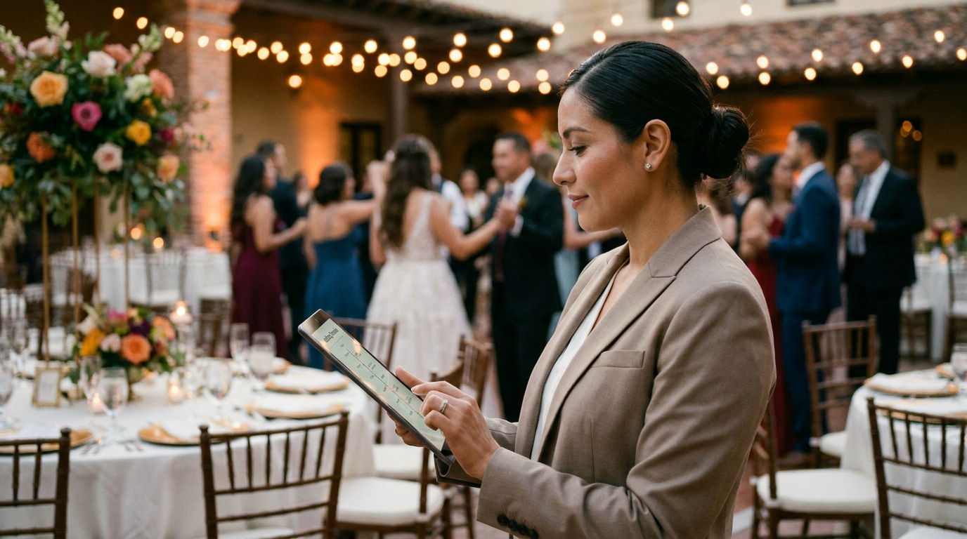 Wedding planner en acción